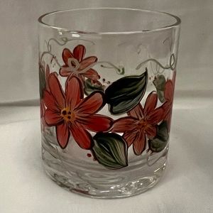 Hand-painted Glass Votive